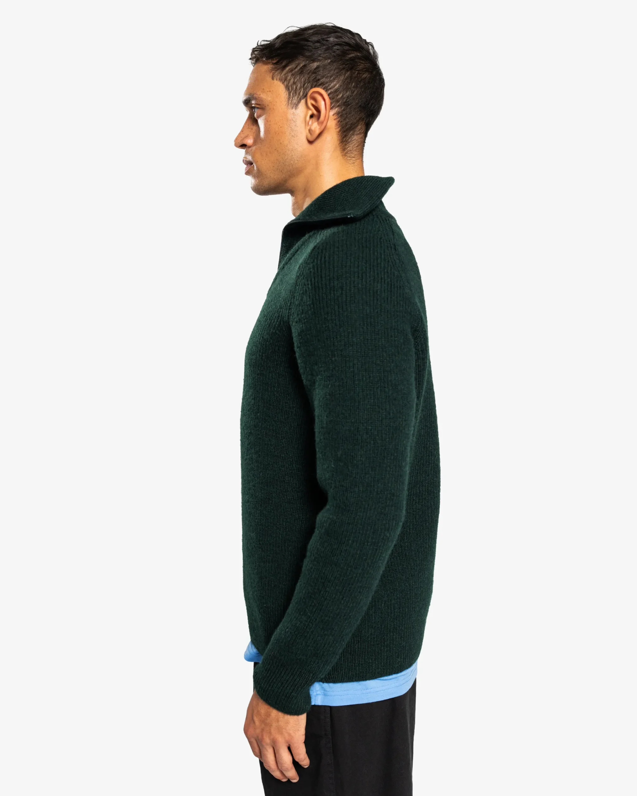 Hot Alltime Graze Half Zip Genser Ullstrikk|Ullstrikk