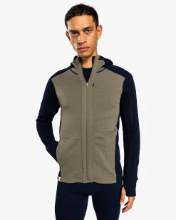 New Peak Field Hoodie Full Zip Mellomlag Mellomlag