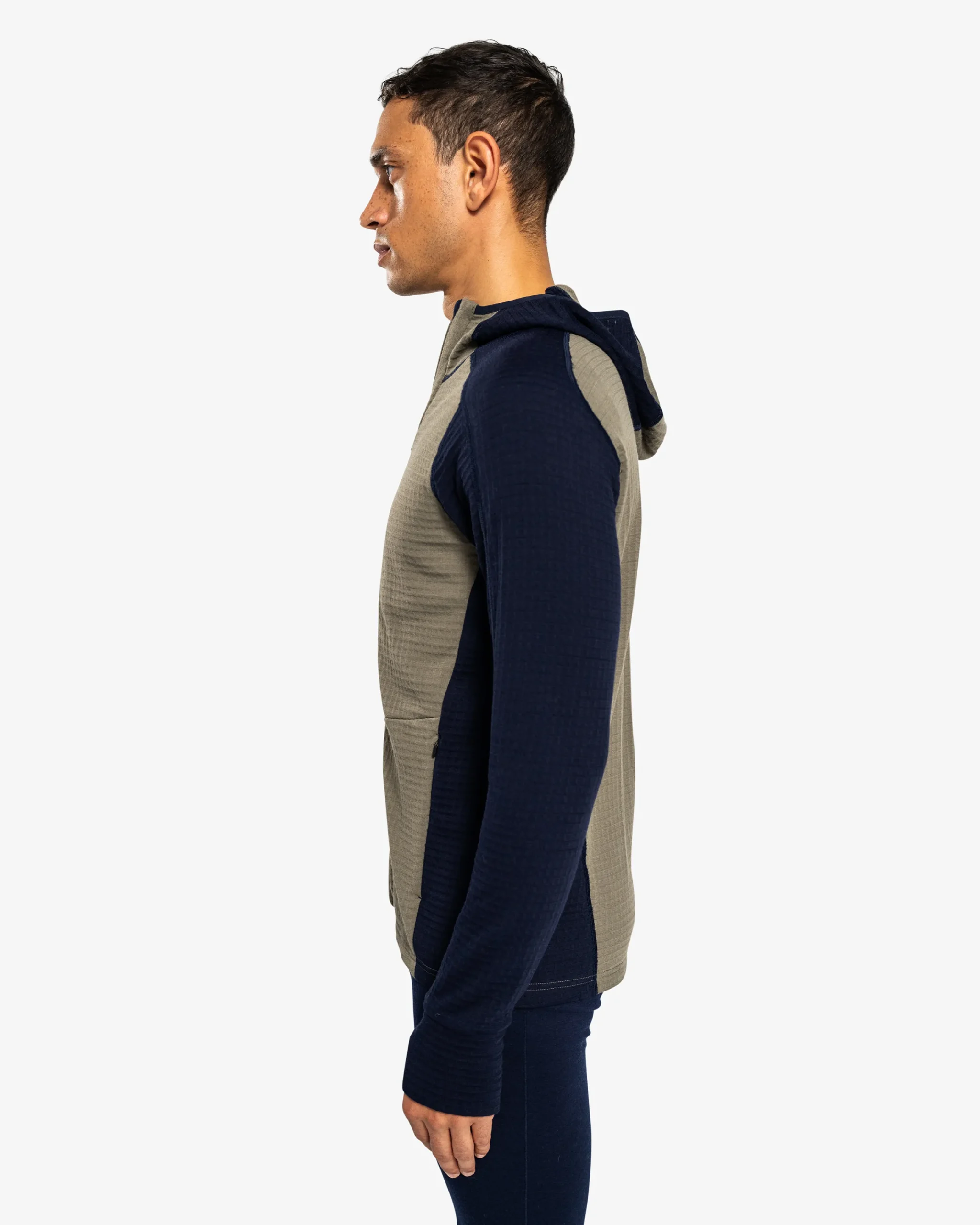 New Peak Field Hoodie Full Zip Mellomlag Mellomlag