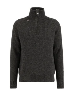 Discount Vegard Half Zip Genser Ullstrikk