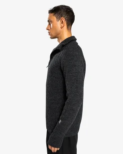 Discount Vegard Half Zip Genser Ullstrikk