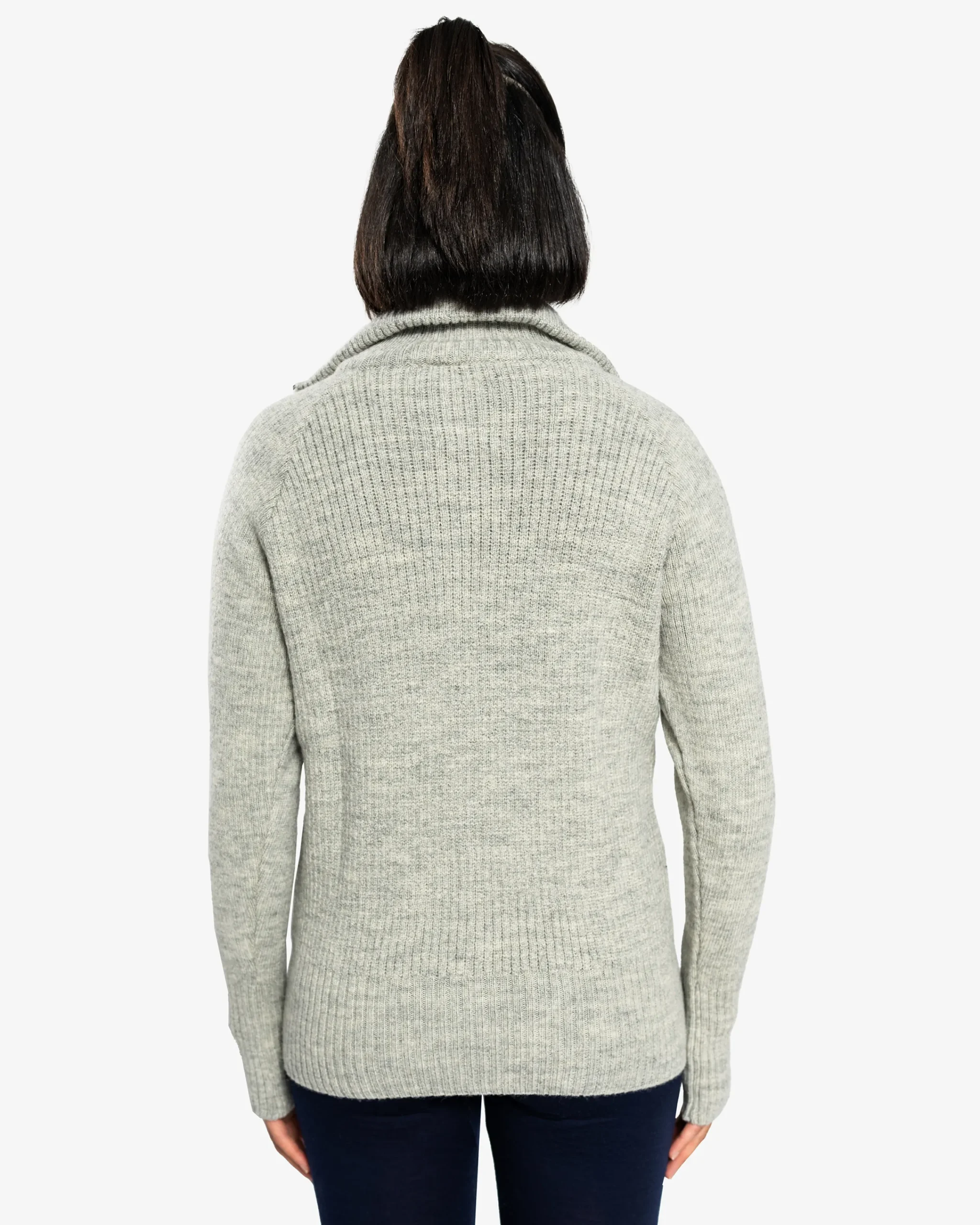 Outlet Vegard Half Zip Genser Ullstrikk